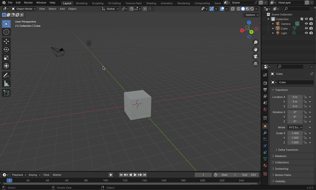 Selecting Objects GIF